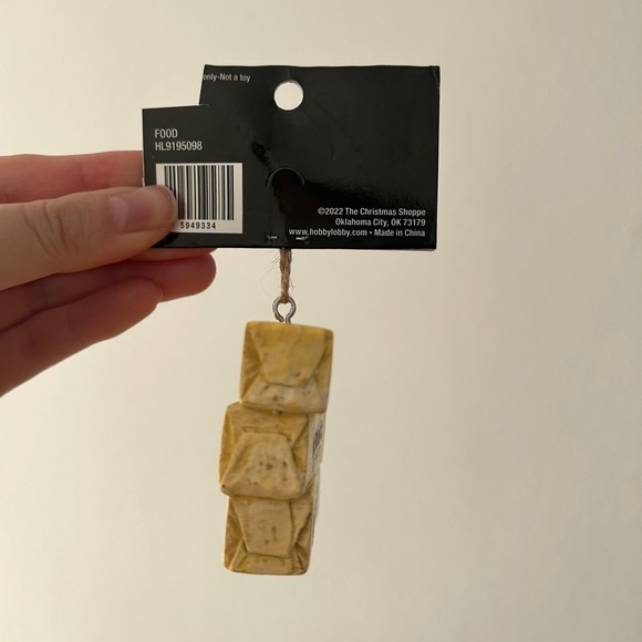 Butter Stick Christmas Ornament, The Christmas Shoppe- NWT - Picture 2 of 4